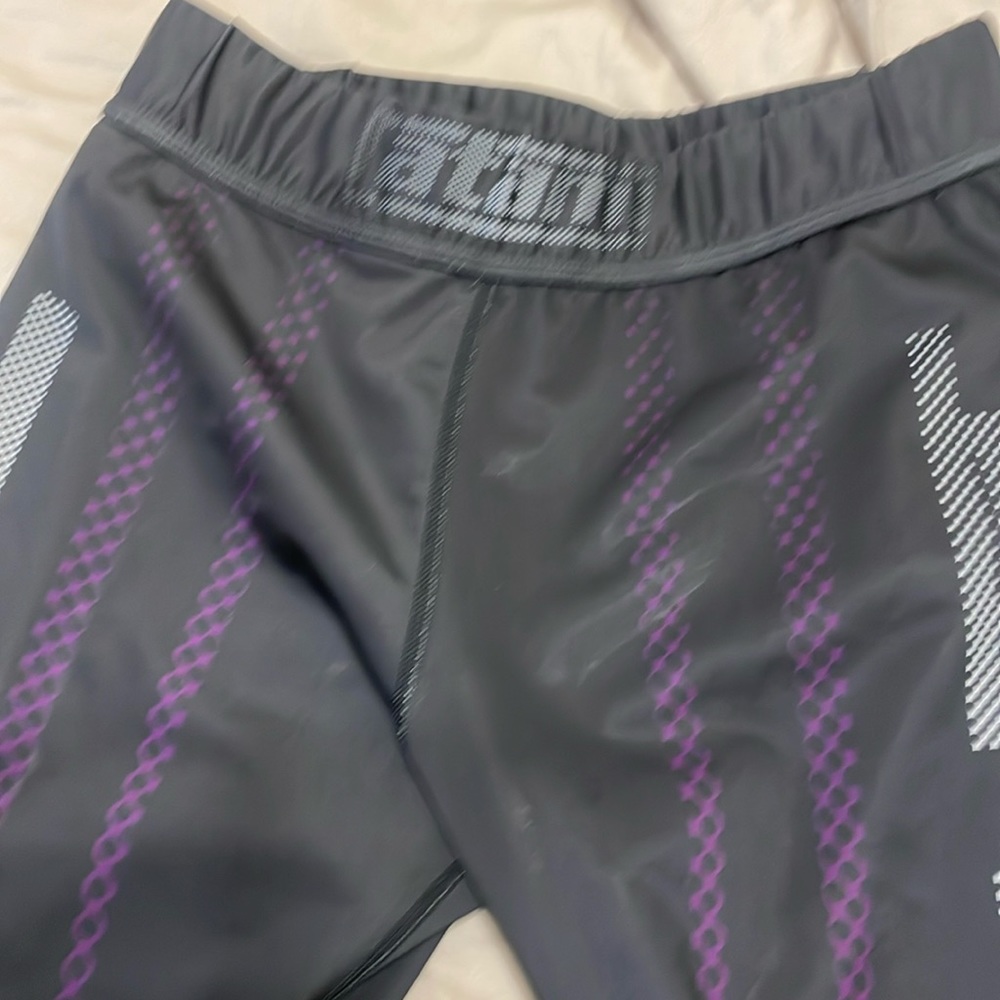 Jujitsu spats and shorts